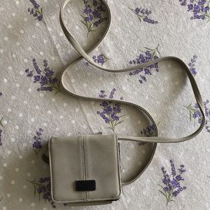 Antique tan wallet crossbody